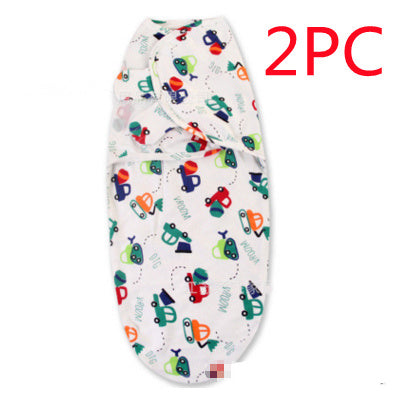 Cotton baby baby wrapped towel, cartoon baby sleeping bag, anti startled baby and baby products