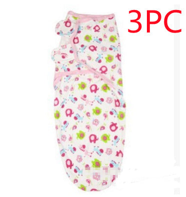 Cotton baby baby wrapped towel, cartoon baby sleeping bag, anti startled baby and baby products